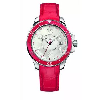 THOMAS SABO Rebel at Heart Unisex Quarz-Chronograph Uhr 44 mm Schwarz Edelstahl und Leder