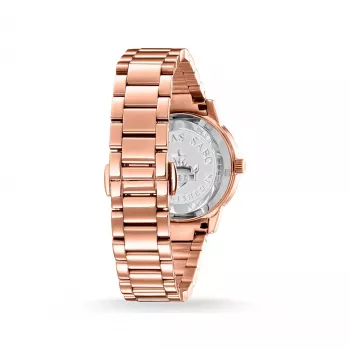 THOMAS SABO Damenuhr WA02152652093 33mm Roségold Edelstahl Mesh