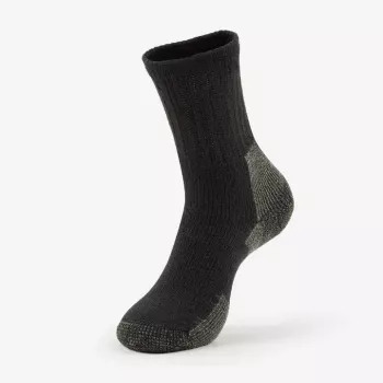 THORLO'S Herren Maximum Cushion Crew Wanderschuhe Socken - Schwarz