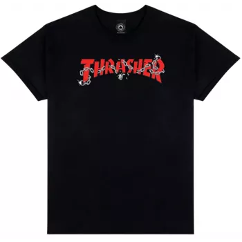 Thrasher T-Shirt Chains von Daniel Shepard Tan Größe L