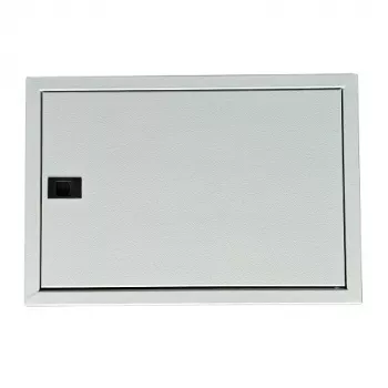 TIBOX AS116 Aufputz-Verteilerschrank 440x300x115mm, 16 Module, transparente Tür, Innenbereich