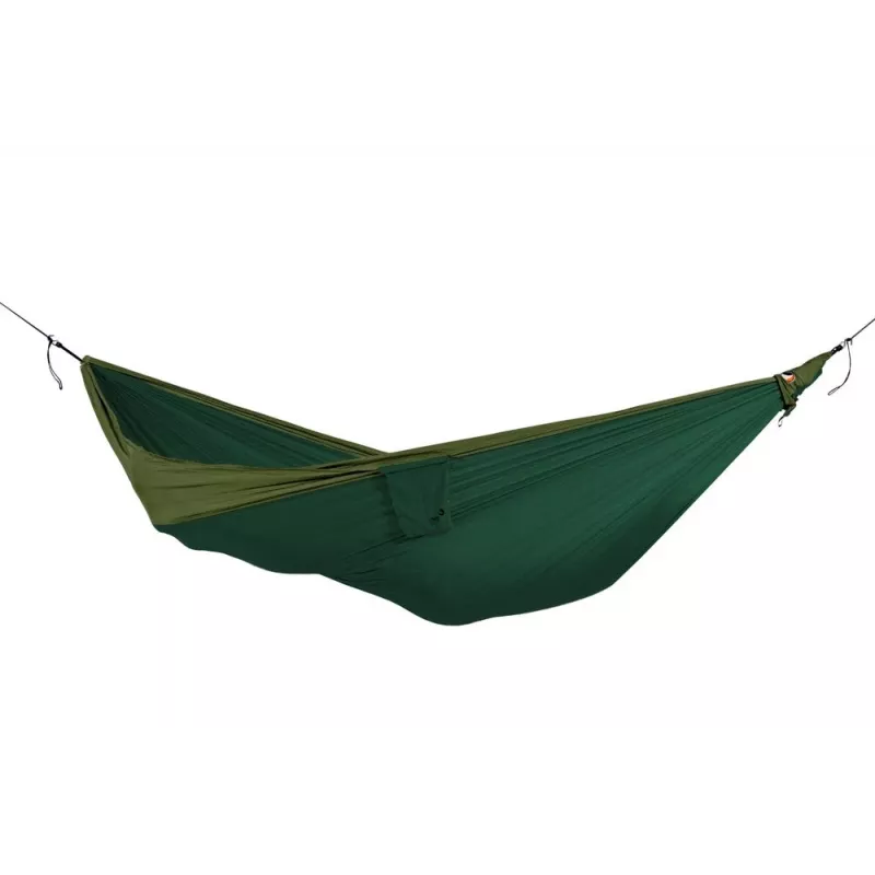 Ticket To The Moon King Size Hängematte - Dark Green / Leaf Green