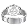 Timberland Henniker II Herren Quarz Analog Armbanduhr 45 mm Edelstahl Blaues Zifferblatt Braunes Leder