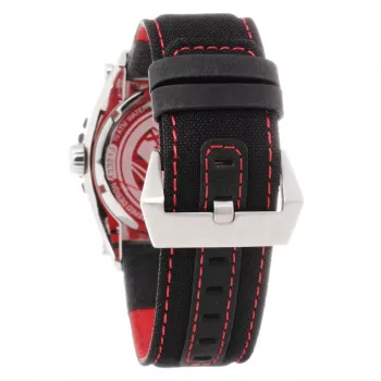 Timberland Herren Analog-Quarzuhr 13331STB13PNN 45mm Edelstahlgehäuse Braunes Lederarmband