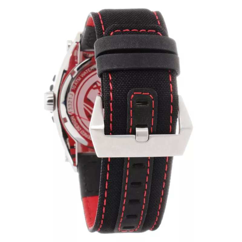 Timberland Herren Analog-Quarzuhr 13331STB13PNN 45mm Edelstahlgehäuse Braunes Lederarmband