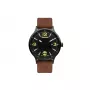 Timberland Herren Quarz Analog Uhr TDWGA2100902 43 mm Edelstahlgehäuse Braunes Lederarmband