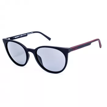 TIMBERLAND Herren Sonnenbrille TB9176-5302D - Matt Schwarzer Rahmen, Graue Polarisierte Gläser, 53mm