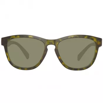 Timberland Herren TB9102-5455R Polarisierte Sonnenbrille - Matt Schwarz Gestell, Grüne Gläser