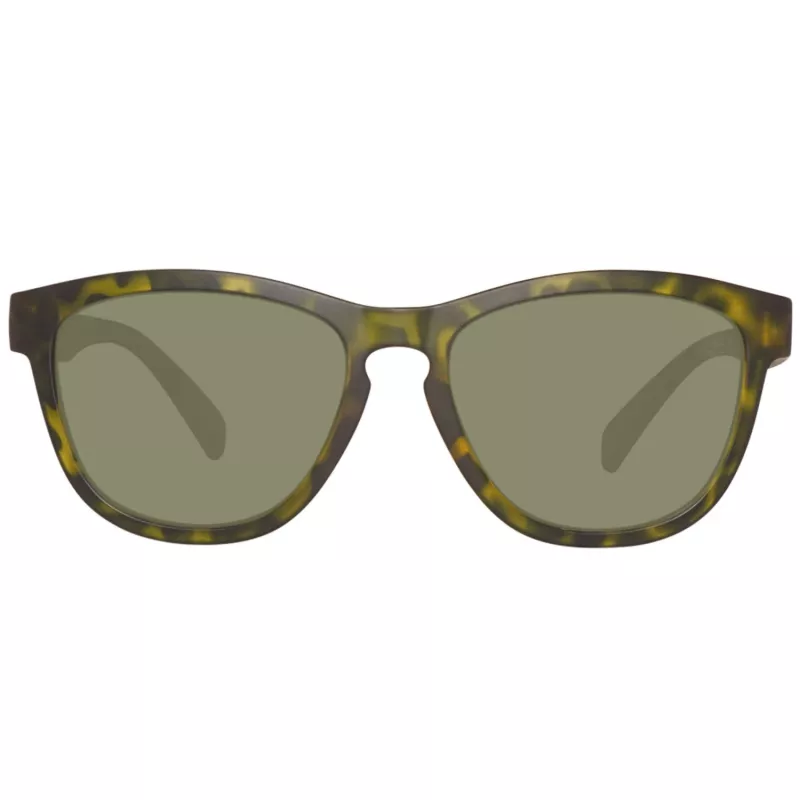 Timberland Herren TB9102-5455R Polarisierte Sonnenbrille - Matt Schwarz Gestell, Grüne Gläser