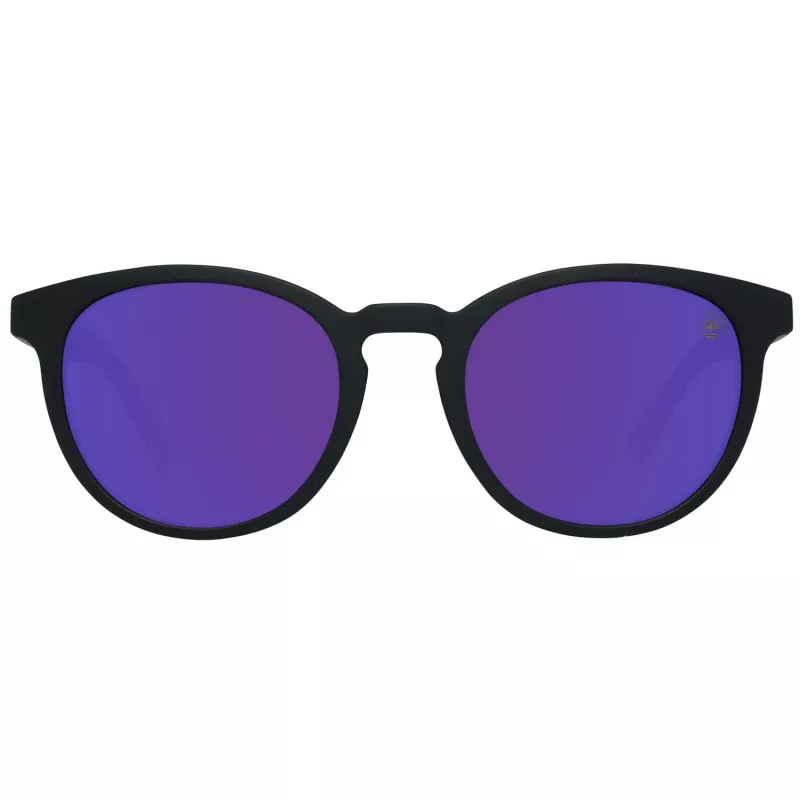 Timberland Herren TB9128-5305D Rechteckige Sonnenbrille - Matt Schwarzer Rahmen, Grüne Gläser, 53 mm