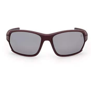 Timberland Herren TB92456667D Polarisierte Sonnenbrille - Matt Schwarzer Rahmen, Grüne Gläser, 66/18/125 mm