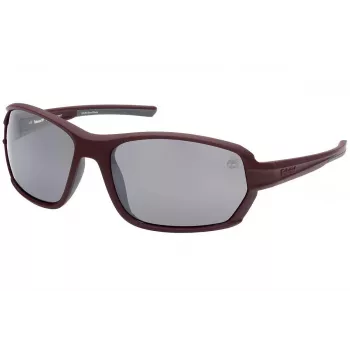 Timberland Herren TB92456667D Polarisierte Sonnenbrille - Matt Schwarzer Rahmen, Grüne Gläser, 66/18/125 mm