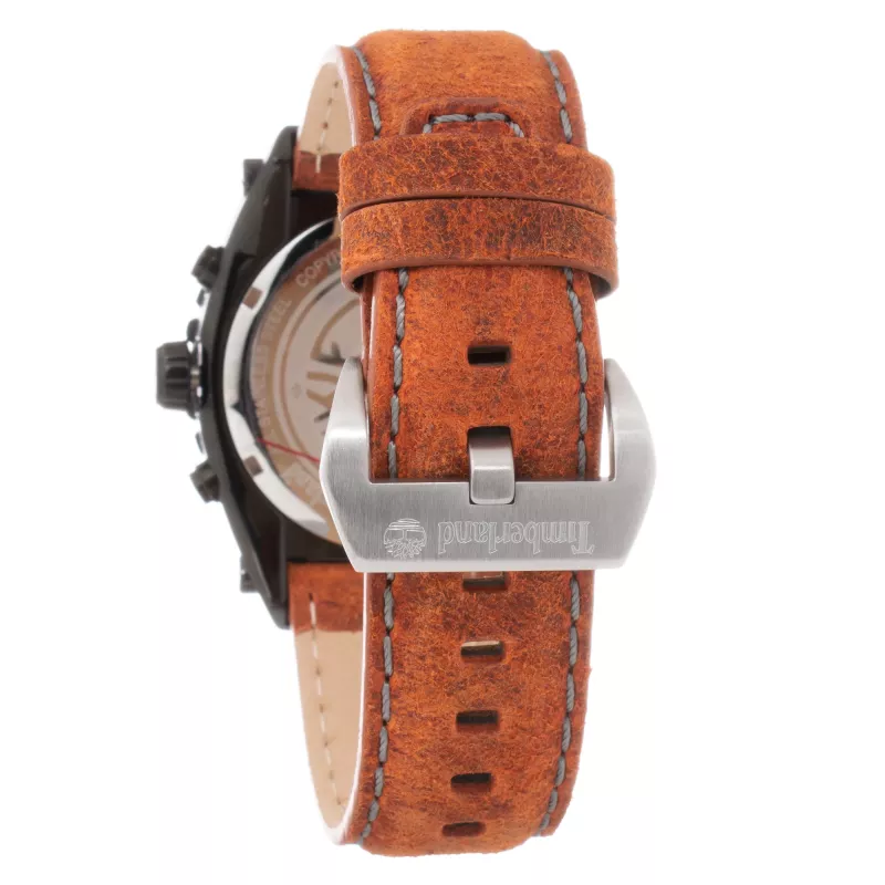 TIMBERLAND Herrenuhr Henniker II 13331JSTB2PN 45mm Edelstahl Leder