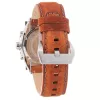 Timberland Herrenuhr TBL1331JS-02C 45mm Edelstahl Quarz Analog Schwarz Zifferblatt Braunes Lederarmband