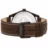 TIMBERLAND Herrenuhr TBL16004JYU03 43mm blaues Zifferblatt braunes Lederarmband