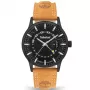 Timberland Herrenuhr TDWGB2201504 Henniker II 42mm blaues Zifferblatt braunes Lederarmband Quarz