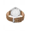Timberland Herrenuhr TDWGF2200903 45mm Edelstahl braunes Leder