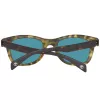 Timberland TB9080-5055R Herren Polarized Square Sonnenbrille, Matt Schwarz/Grün, 55 mm