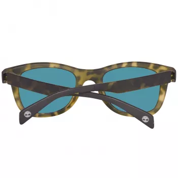 Timberland TB9080-5055R Herren Polarized Square Sonnenbrille, Matt Schwarz/Grün, 55 mm