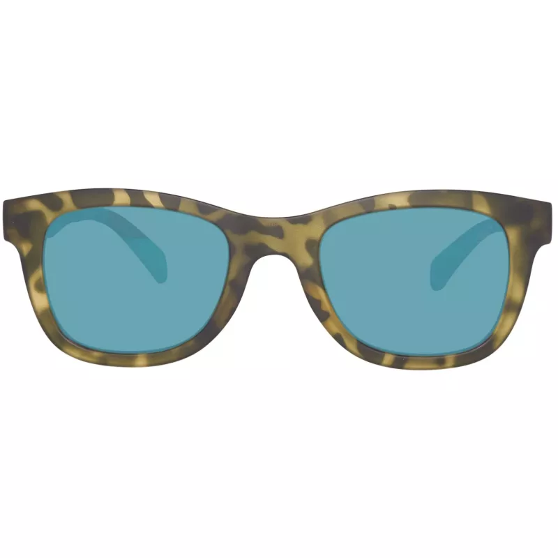 Timberland TB9080-5055R Herren Polarized Square Sonnenbrille, Matt Schwarz/Grün, 55 mm