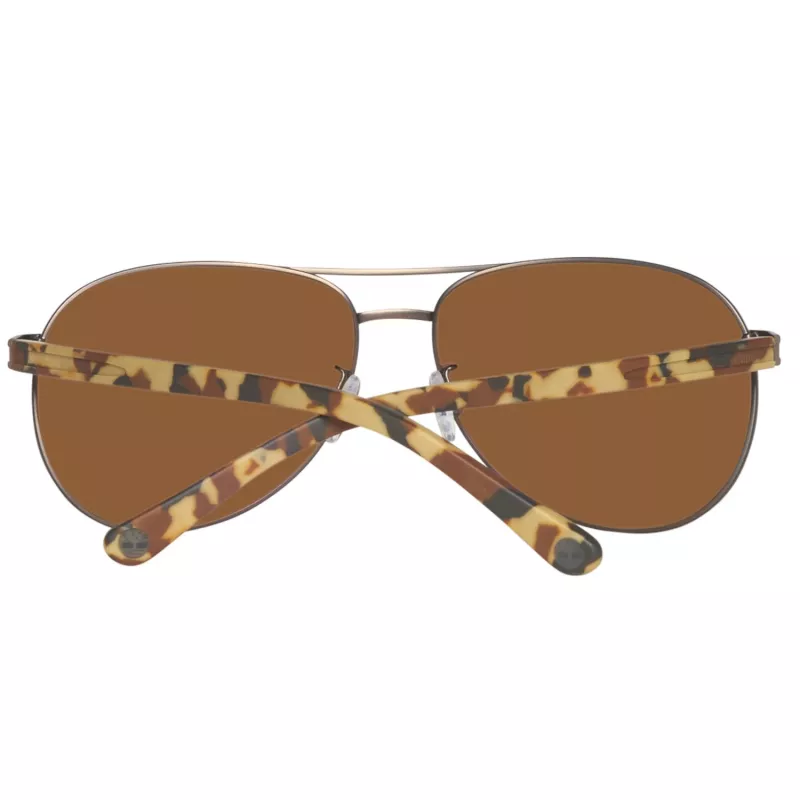 Timberland TB9086-6249H Herren Polarized Sonnenbrille Matt Schwarz Grün 62mm