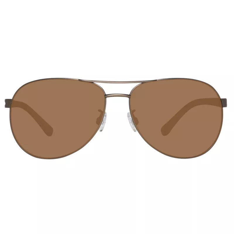 Timberland TB9086-6249H Herren Polarized Sonnenbrille Matt Schwarz Grün 62mm