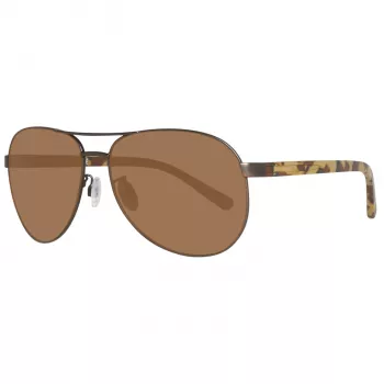 Timberland TB9086-6249H Herren Polarized Sonnenbrille Matt Schwarz Grün 62mm