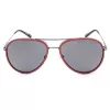 TIMBERLAND Unisex TB9118-6068D Sonnenbrille - Polarisiertes Rechteck Havana Rahmen Braune Gläser