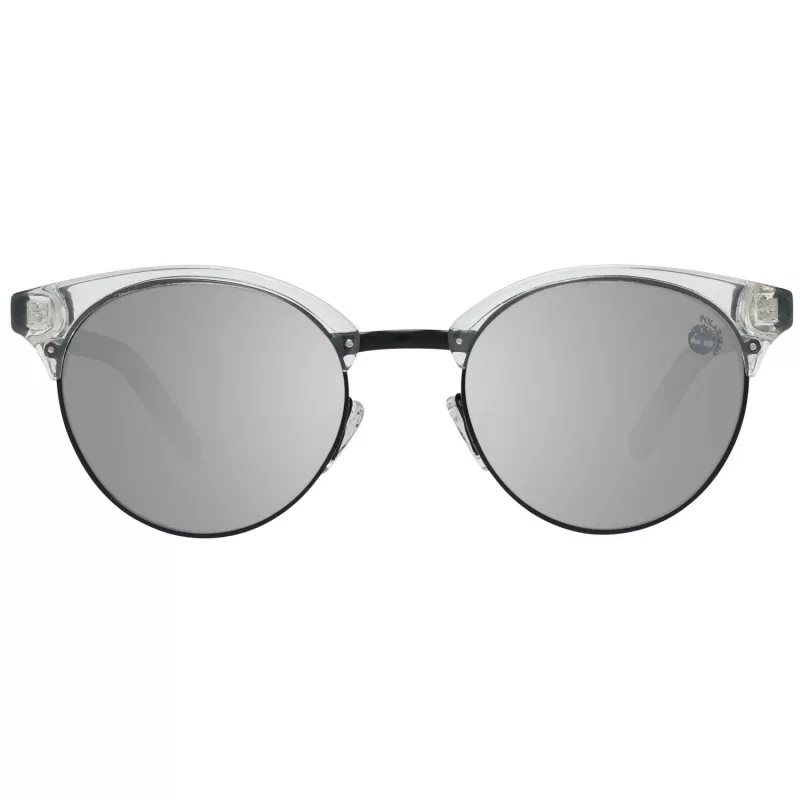 Timberland Damen-Sonnenbrille TB9147-4926D Rechteckiger Acetatrahmen Dunkel Havana Braun Glas 49mm