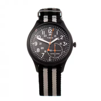 TIMEX Expedition North Field Post Herren Mechanische Handaufzugsuhr 41mm Edelstahlgehäuse Schwarzes Zifferblatt Braunes Lederarmband TW2V10600LG
