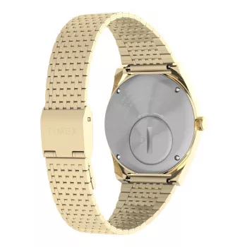 Timex Expedition North Field Post Solar 42mm Herrenuhr - Schwarzes Zifferblatt, braunes Lederarmband, Solar-Quarz