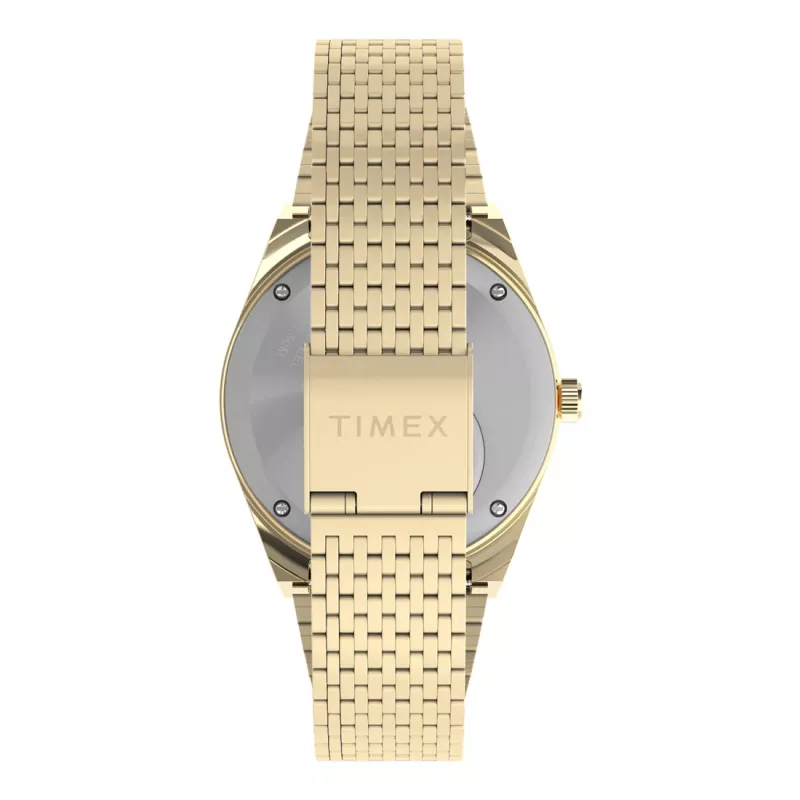 Timex Expedition North Field Post Solar 42mm Herrenuhr - Schwarzes Zifferblatt, braunes Lederarmband, Solar-Quarz