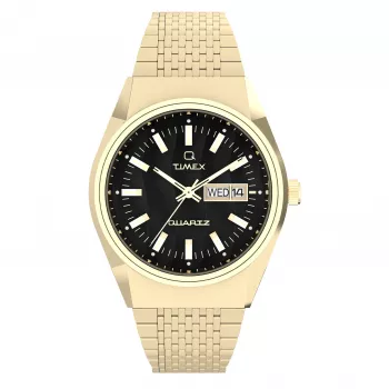 Timex Expedition North Field Post Solar 42mm Herrenuhr - Schwarzes Zifferblatt, braunes Lederarmband, Solar-Quarz