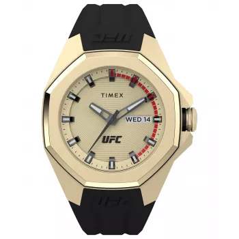 TIMEX Expedition North Field Post Solar Herrenuhr TW2V57100 44mm schwarzes Zifferblatt, Öko-Lederarmband