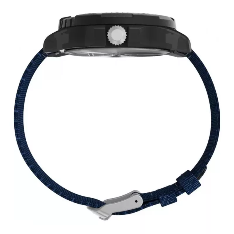 TIMEX Herren Expedition North Field Post Solar Uhr TW2V40300 – 46mm Edelstahl, grünes Zifferblatt, braunes Lederband, Solar-Quarz