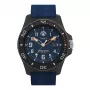 TIMEX Herren Expedition North Field Post Solar Uhr TW2V40300 – 46mm Edelstahl, grünes Zifferblatt, braunes Lederband, Solar-Quarz