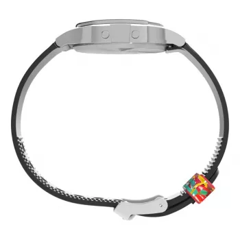 Timex Unisex TW2Y46800 34mm Silber Blau Edelstahl Quarz Uhr