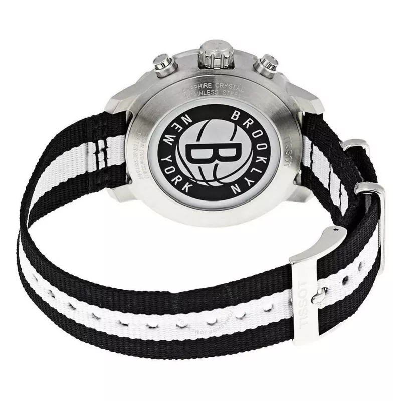 TISSOT T-Sport PRC 200 Chronograph Uhr 42mm blaues Kautschukband T095417170371