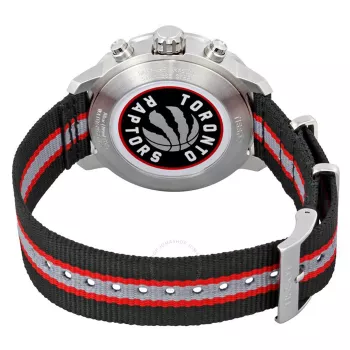 TISSOT T-Sport PRC 200 Herren Swiss-Quarz-Chronograph Uhr 42mm Edelstahl Schwarzes Zifferblatt