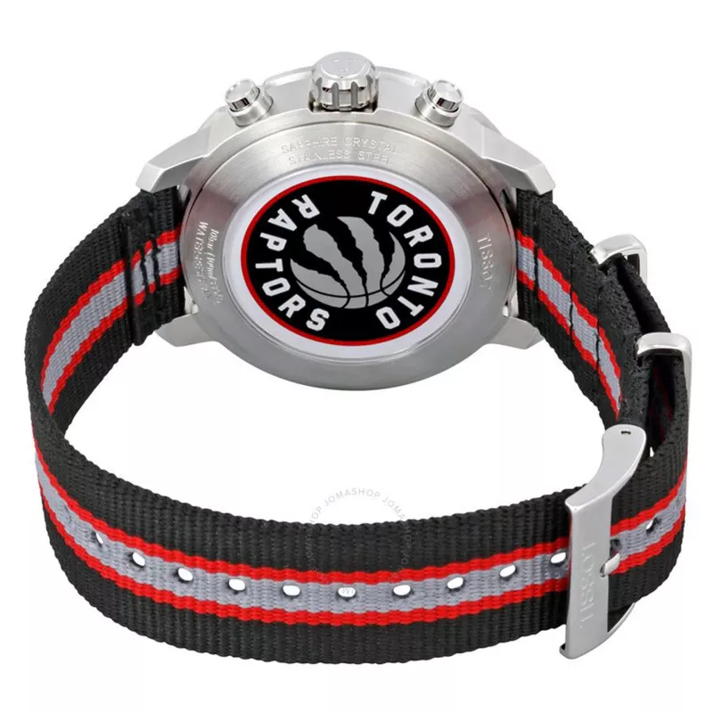 TISSOT T-Sport PRC 200 Herren Swiss-Quarz-Chronograph Uhr 42mm Edelstahl Schwarzes Zifferblatt