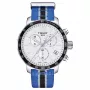 TISSOT T-Sport Quickster Herren-Chronograph Uhr 42mm Black PVD Edelstahl und Nylonband