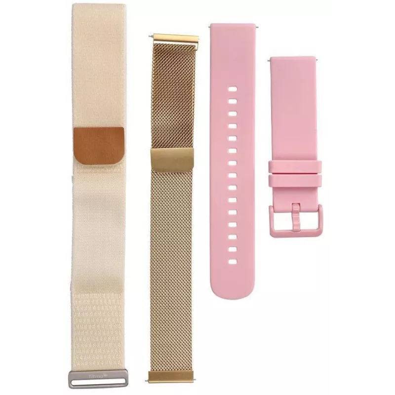 Titmo Loop I-110 Gold Smartband mit EKG, HRV, HF, BD, SpO2, IP68, Bluetooth