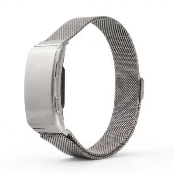 Titmo Loop I-110 Silbernes Smartband mit EKG, HRV, HF, BD, SpO2, IP68