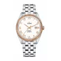 TITONI Airmaster Herren Swiss Automatikuhr 878SRG-657 41mm Roségold PVD Edelstahl Braunes Leder