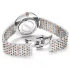 TITONI Airmaster Herrenuhr TQ52718SRG606 37mm Swiss Quarz Silbernes Zifferblatt Braunes Lederarmband