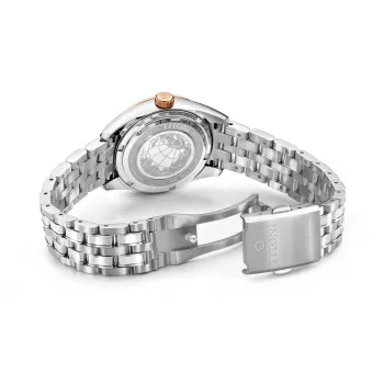 TITONI Damen Automatikuhr 818SRG-622 30mm Edelstahl mit Diamanten