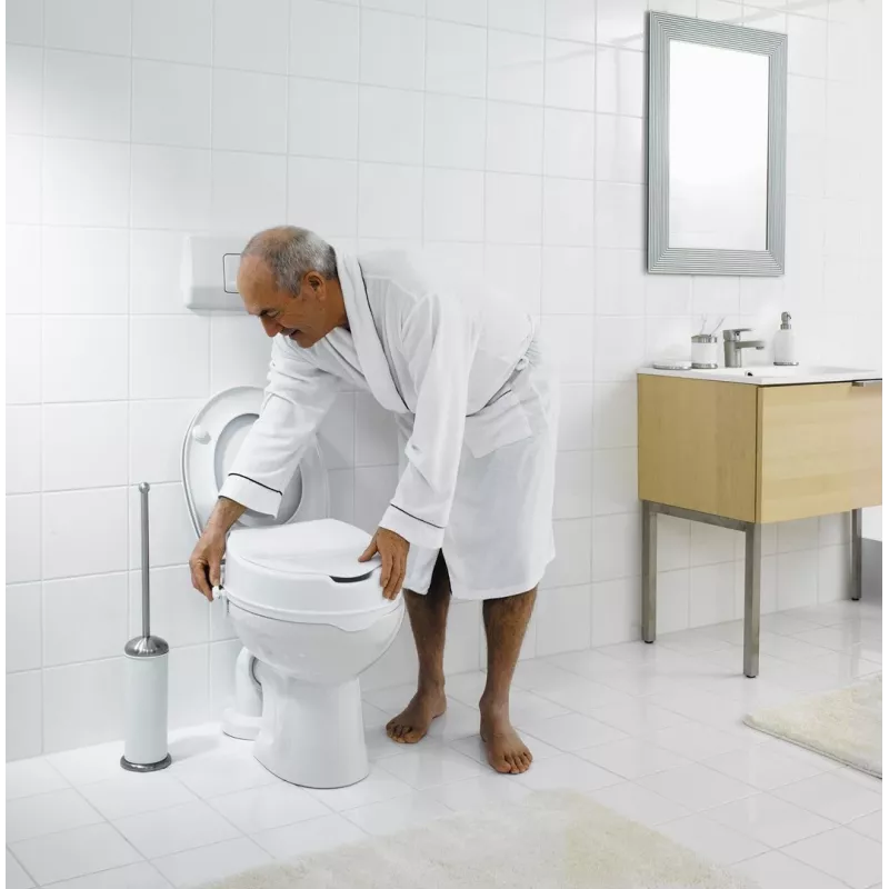 Toiletten-Erhöhungssitz SAM Weiß