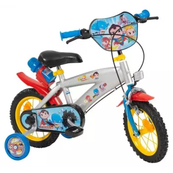 Toimsa DC Boy Friends 12 Jungen 12-Zoll-Kinderfahrrad mit Stützrädern