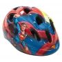 Toimsa Superman Kinderfahrradhelm mit Drehverschluss, CE EN1078, 52-56 cm (Blau/Rot)