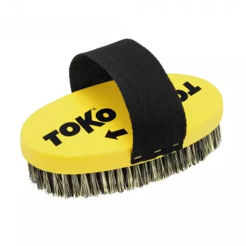 Toko Base Brush Oval Steel Wire - Ski- & Snowboard-Wachsbürste